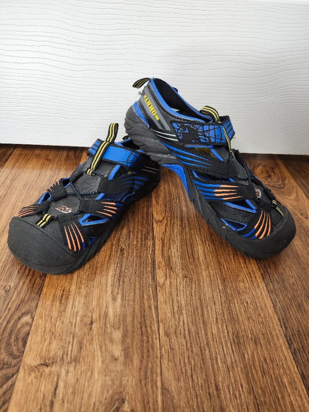 Nerf Black and Blue Sandals Size 5